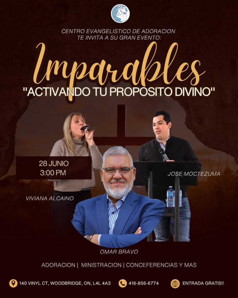 Imparables – Activando tu propósito divino | Evento en Woodbridge – 28 de junio